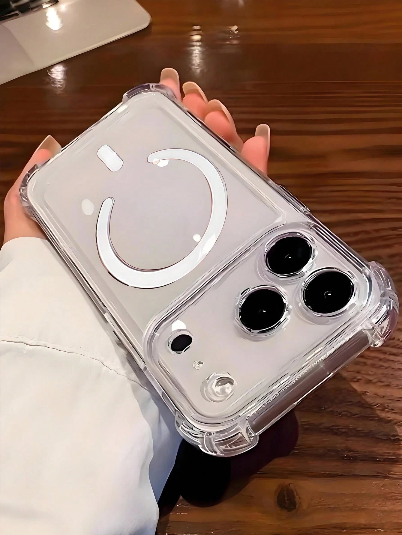 Magnetic Style Shockproof Transparent Magnetic Adsorption Phone Case, Compatible With IPhone 17 Pro Max/17 Pro/17 Air/17/16 Pro Max/16 Pro/16 Plus/16 E/16/15 Pro Max/15 Pro/15 Plus/15/14 Pro Max/14 Pr