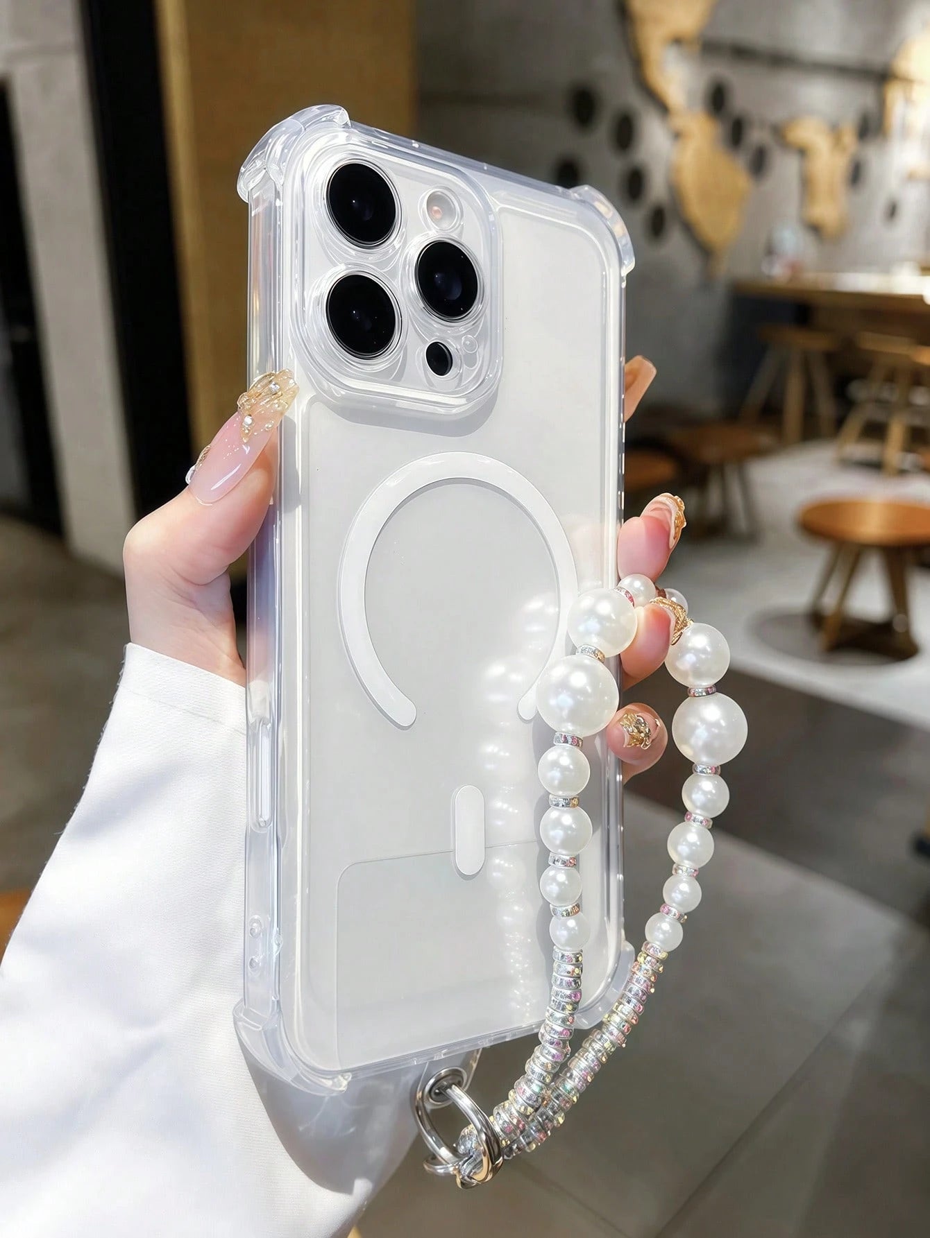 Magnetic Style Shockproof Transparent Magnetic Adsorption Phone Case, Compatible With IPhone 17 Pro Max/17 Pro/17 Air/17/16 Pro Max/16 Pro/16 Plus/16 E/16/15 Pro Max/15 Pro/15 Plus/15/14 Pro Max/14 Pr