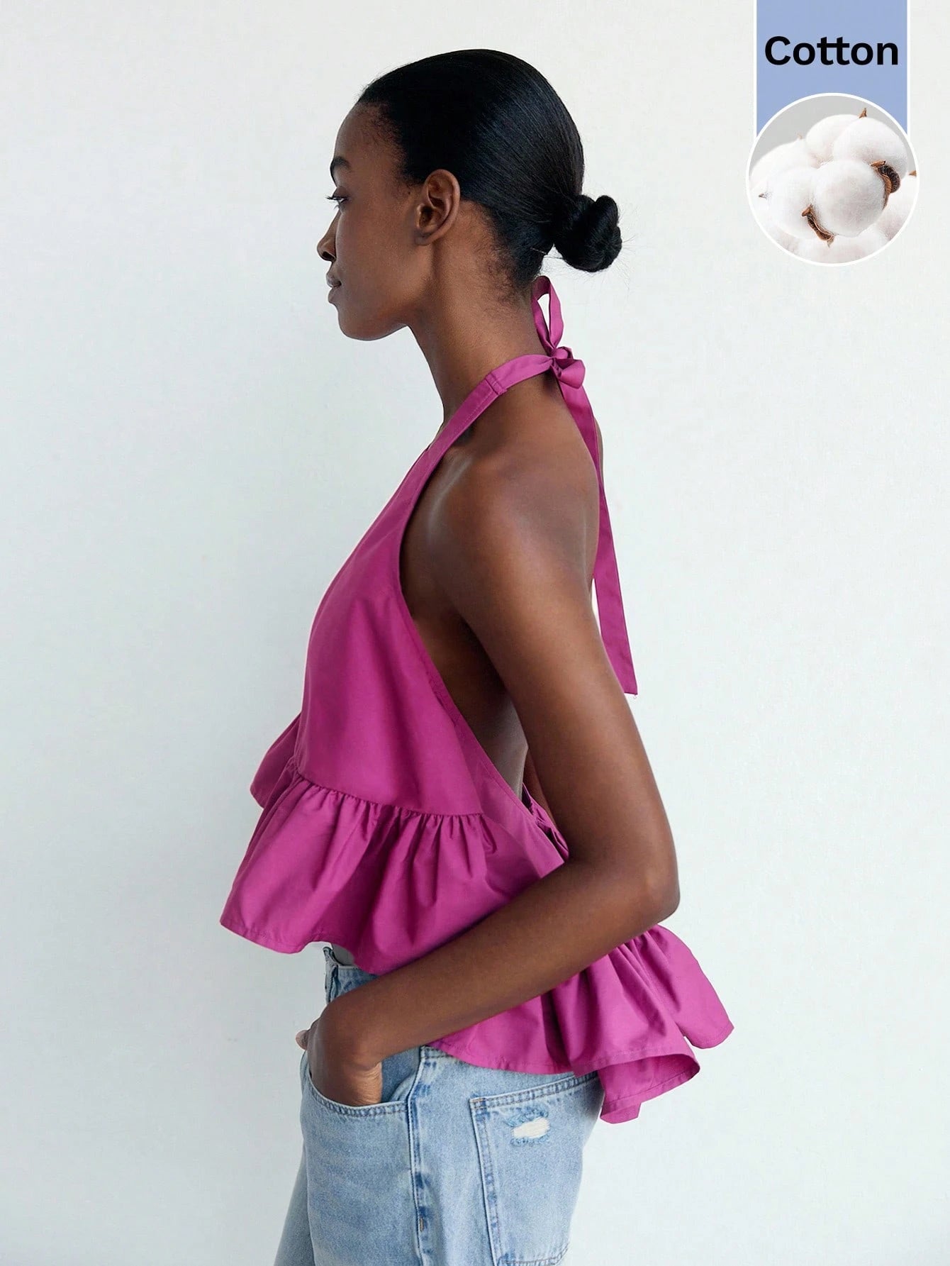 MAIJA Summer Tops Elegant Tie Front Backless Satin Slip Cami Top Vacation Country Concert Going Out Summer