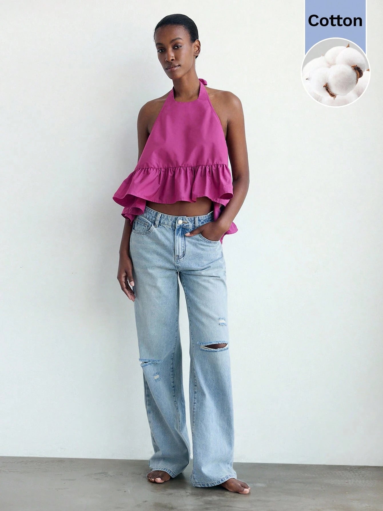MAIJA Summer Tops Elegant Tie Front Backless Satin Slip Cami Top Vacation Country Concert Going Out Summer