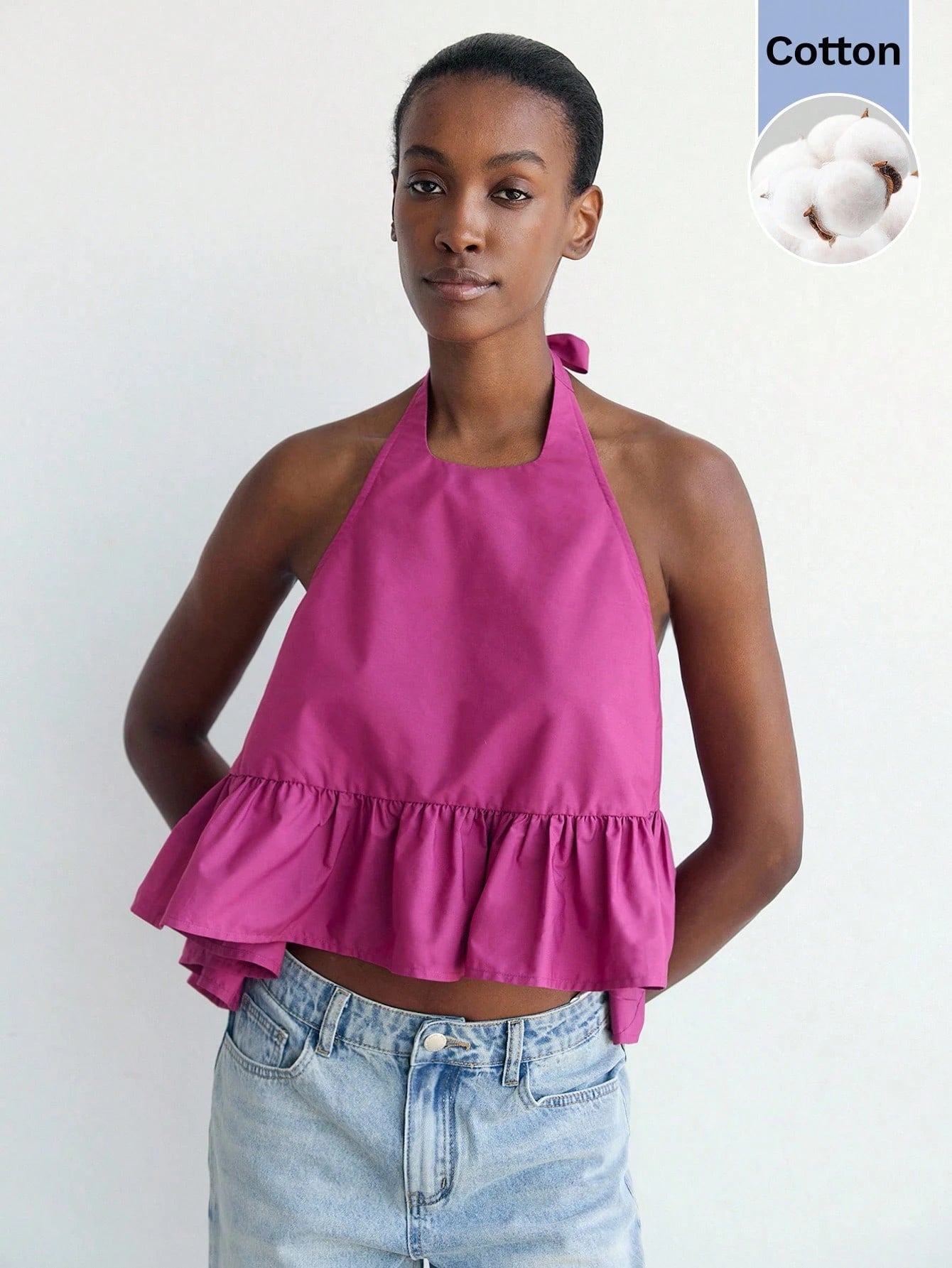 MAIJA Summer Tops Elegant Tie Front Backless Satin Slip Cami Top Vacation Country Concert Going Out Summer