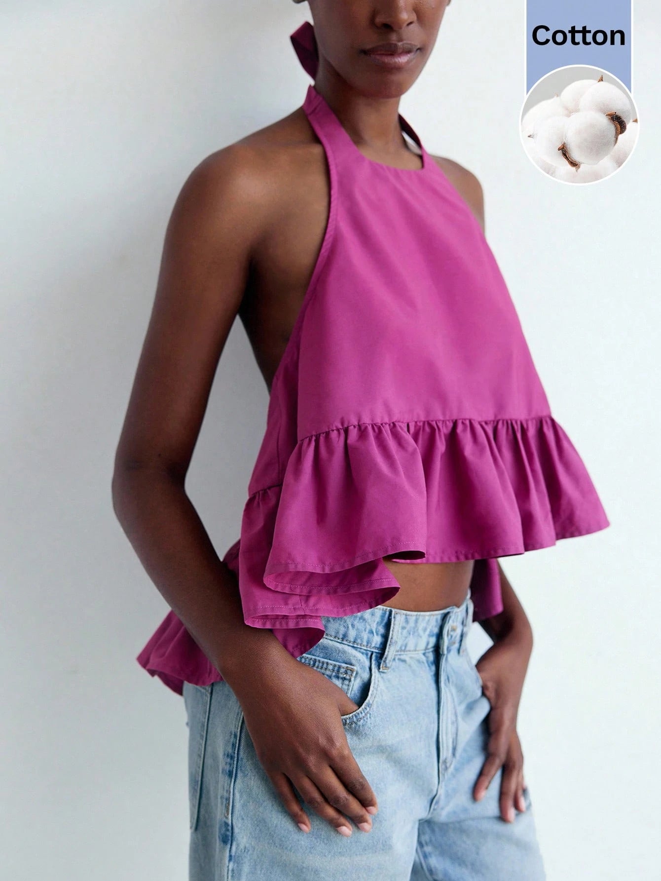 MAIJA Summer Tops Elegant Tie Front Backless Satin Slip Cami Top Vacation Country Concert Going Out Summer