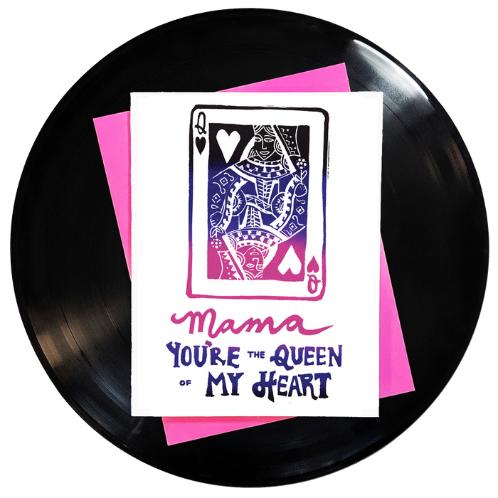Mama You're The Queen Of My Heart Greeting Card 6-Pack Inspired By Music