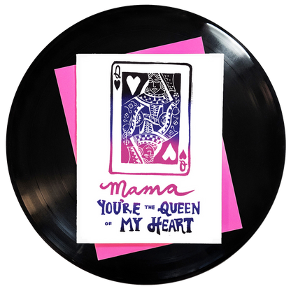Mama You're The Queen Of My Heart Greeting Card 6-Pack Inspired By Music