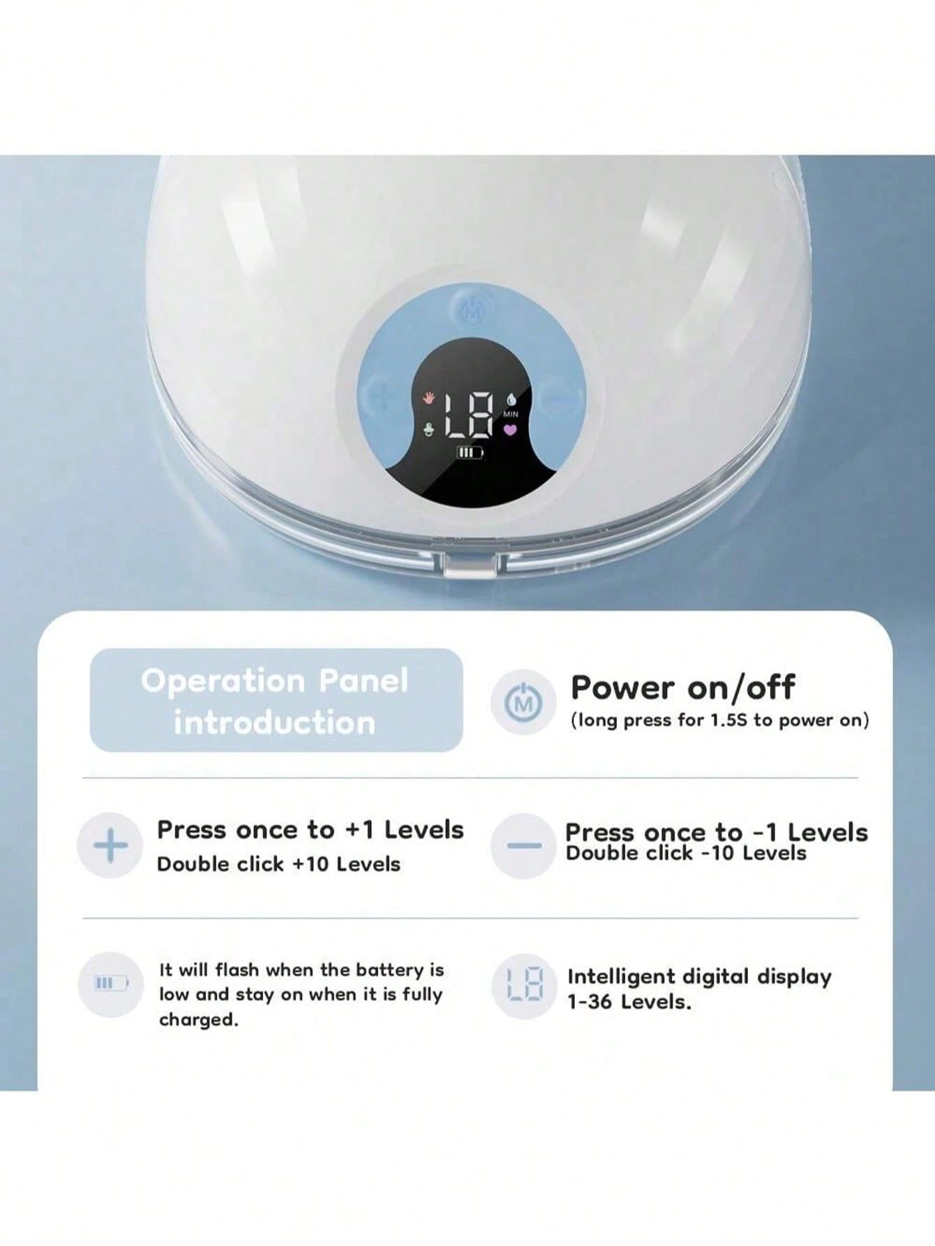 MAMIJOY 2pcs 210ml Wearable Electric Breast Pump, 4 Modes, Variable Frequency, 36 Settings Per Mode, Low Noise Anti-Leakage Design, Comes With 10pcs Milk Storage Bags