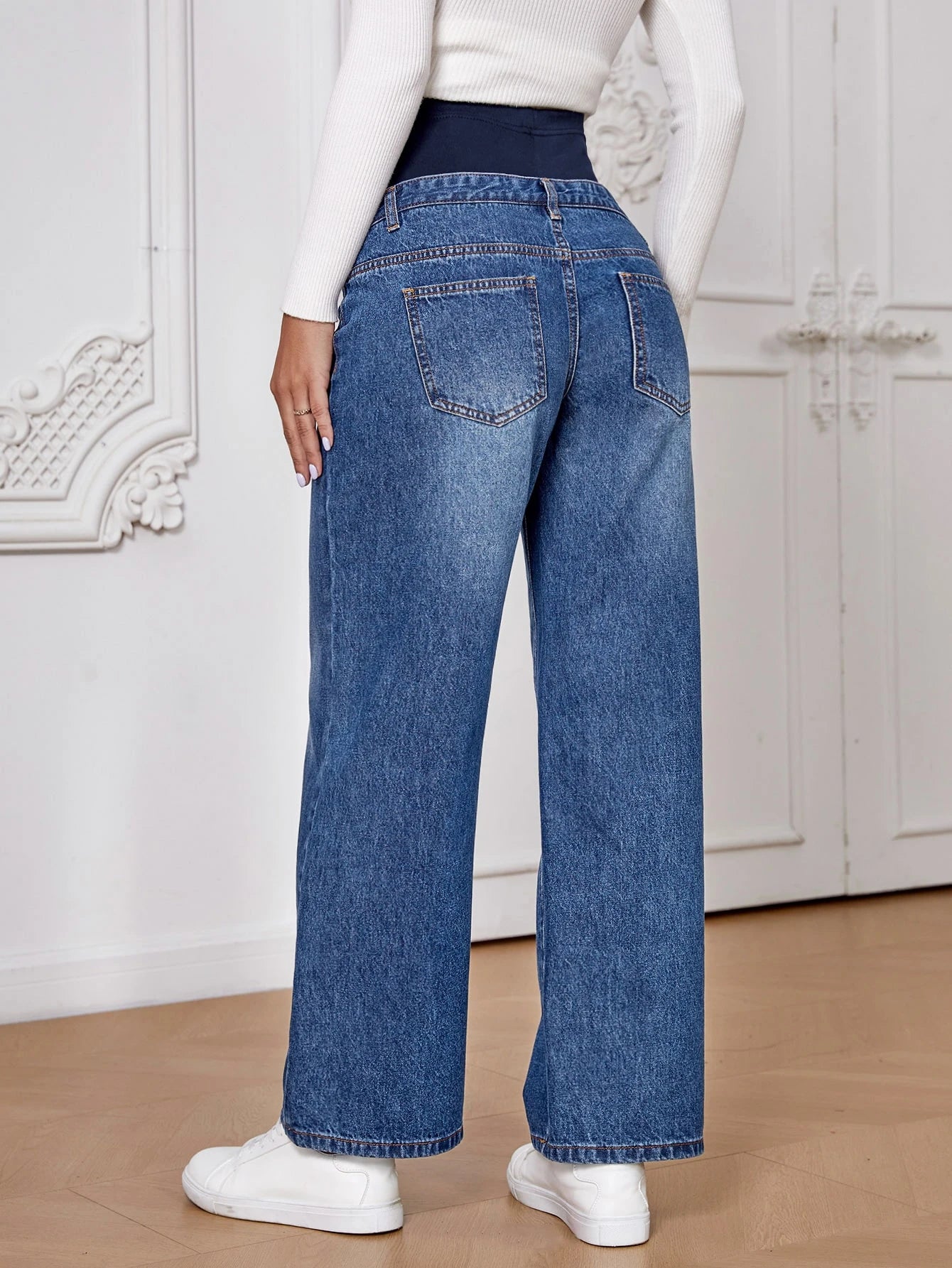 Maternity Wide Leg Jeans