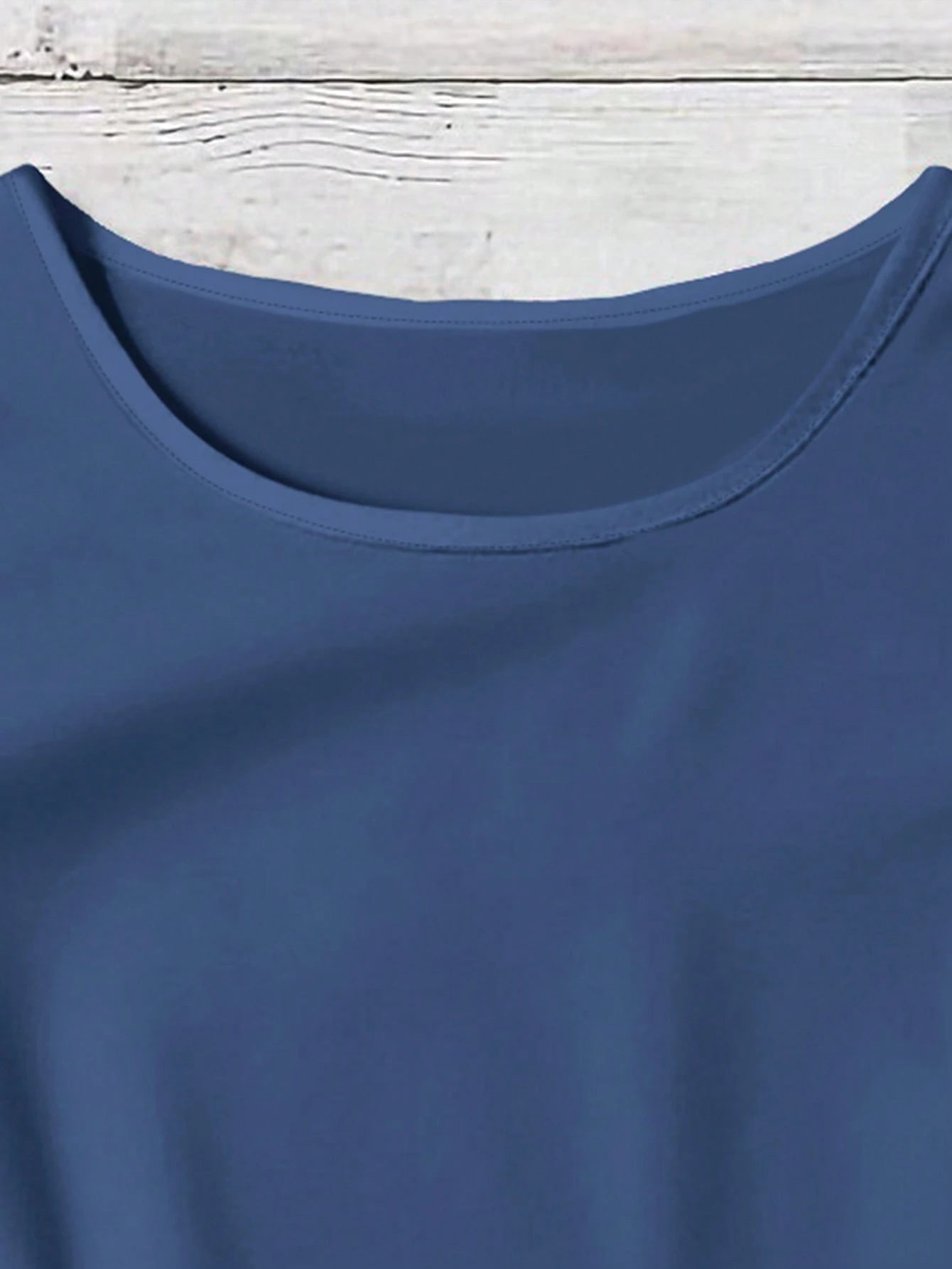 Mellowie Women's Solid Color Round Neck Casual Versatile Daily Ruffle Sleeve Blouse