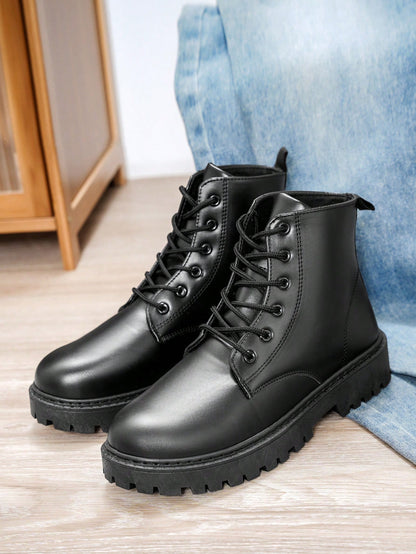 Men's High-Top Boots, Autumn/Winter