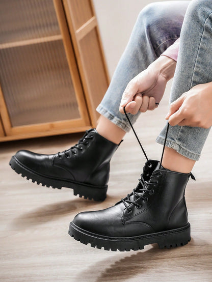 Men's High-Top Boots, Autumn/Winter