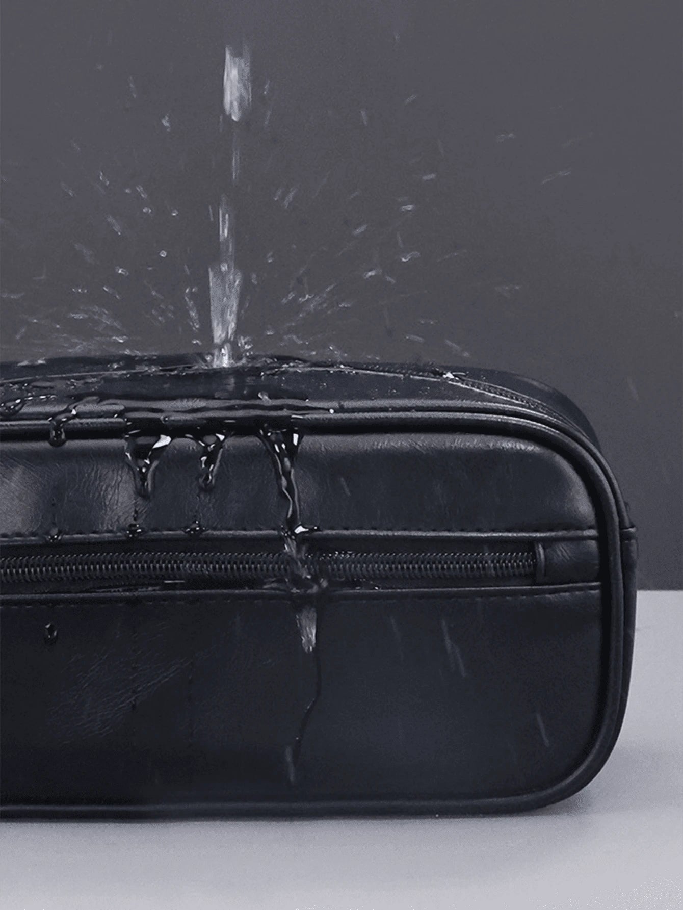 Men Waterproof Travel Toiletries Storage Bag Portable Makeup Organiser Zipper Handbags Retro Large Capacity Travel Business Trip Men's Toiletry Bag