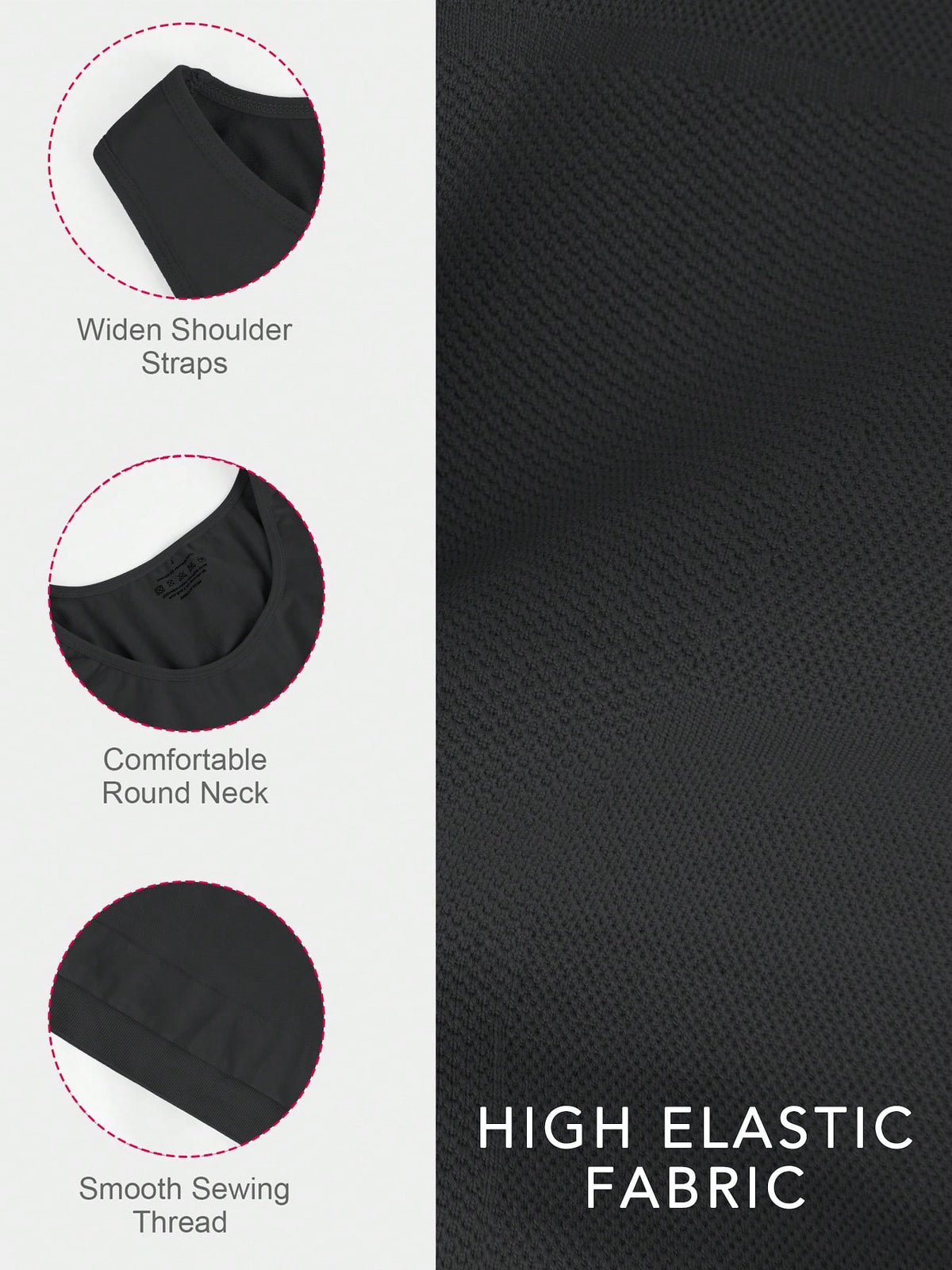 Mens Compression Shirt Shapewear Tank Top Slimming Vest Tummy Control Chest Body Shaper Undershirts Base Layer Sports Gym Fitness Workout Underwear
