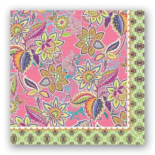 Michel Design Works - Party Pink Floral Luncheon Napkin Set