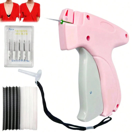 Micro Mini Sewing Staple Gun With 6 Needles And 1000 Clips, Clothing Repair Sewing Tool Kit, Suitable For Garment, Quilt Edging, Mini Label Gun, High-Quality Sewing Accessories