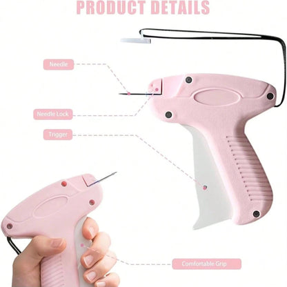 Micro Mini Sewing Staple Gun With 6 Needles And 1000 Clips, Clothing Repair Sewing Tool Kit, Suitable For Garment, Quilt Edging, Mini Label Gun, High-Quality Sewing Accessories