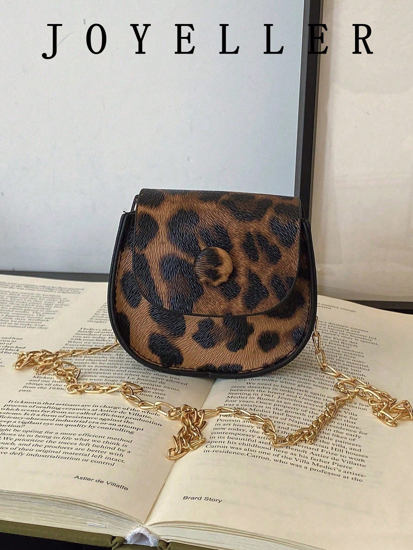 Mini Crocodile Print Clutch Bag, Solid Color Chain Shoulder Bag