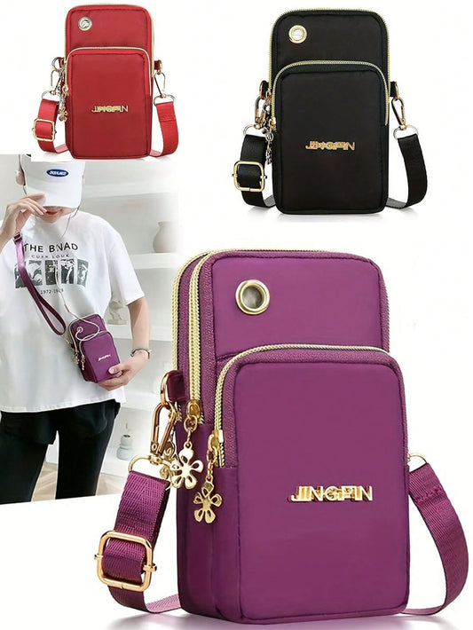 Mini Phone Bag, Wristlet, Multi-Pocket Small Bag For Women Phone, Women Wallet, Fashion Zipper Wallet, Women Casual Clutch, Multi-Function Phone Bag, Wrist Strap Bag, Small Crossbody Bag For Women, Mu
