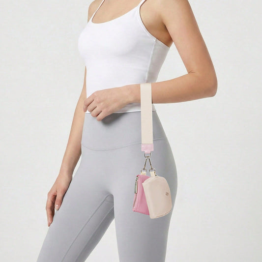 Mini Zip Around Wristlet Wallet With Detachable Mini Wallet & Card Holder Pouches, Ideal Christmas Stocking Stuffer Gift For Travel, Keys, Cards