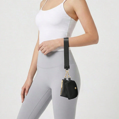 Mini Zip Around Wristlet Wallet With Detachable Mini Wallet & Card Holder Pouches, Ideal Christmas Stocking Stuffer Gift For Travel, Keys, Cards