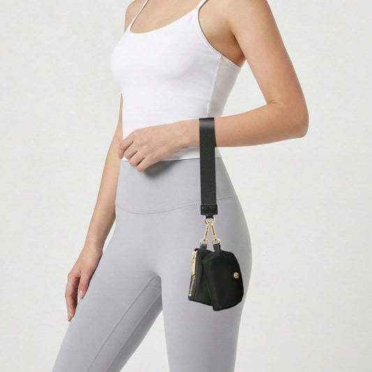 Mini Zip Around Wristlet Wallet With Detachable Mini Wallet & Card Holder Pouches, Ideal Christmas Stocking Stuffer Gift For Travel, Keys, Cards
