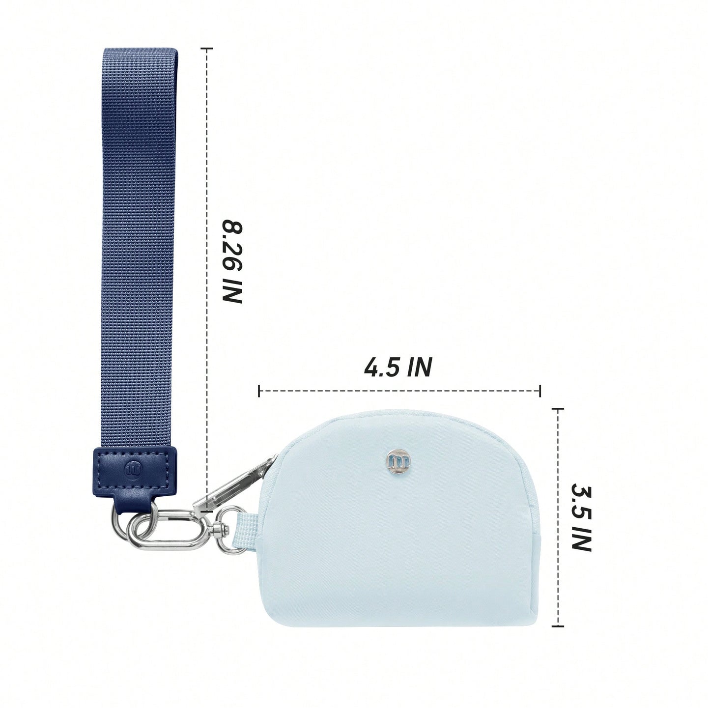 Mini Zip Around Wristlet Wallet With Detachable Mini Wallet & Card Holder Pouches, Ideal Christmas Stocking Stuffer Gift For Travel, Keys, Cards