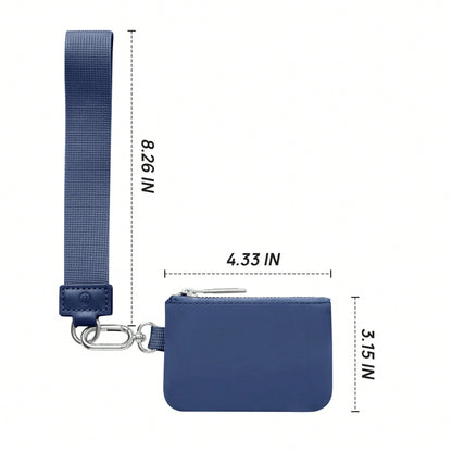 Mini Zip Around Wristlet Wallet With Detachable Mini Wallet & Card Holder Pouches, Ideal Christmas Stocking Stuffer Gift For Travel, Keys, Cards