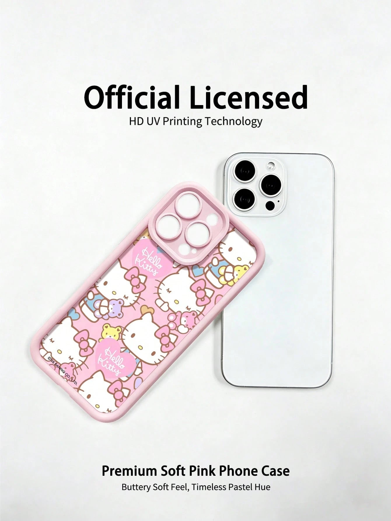 Miniso Sanrio Pink Phone Case, Summer Fashion Phone Case, Holiday Gift Phone Case, Anti-Slip, Anti-Fall, Anti-Fingerprint, Suitable Compatible With Apple 17 17 Air 17Pro 17ProMax 11 12 13 14 15 16Pro