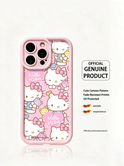 Miniso Sanrio Pink Phone Case, Summer Fashion Phone Case, Holiday Gift Phone Case, Anti-Slip, Anti-Fall, Anti-Fingerprint, Suitable Compatible With Apple 17 17 Air 17Pro 17ProMax 11 12 13 14 15 16Pro