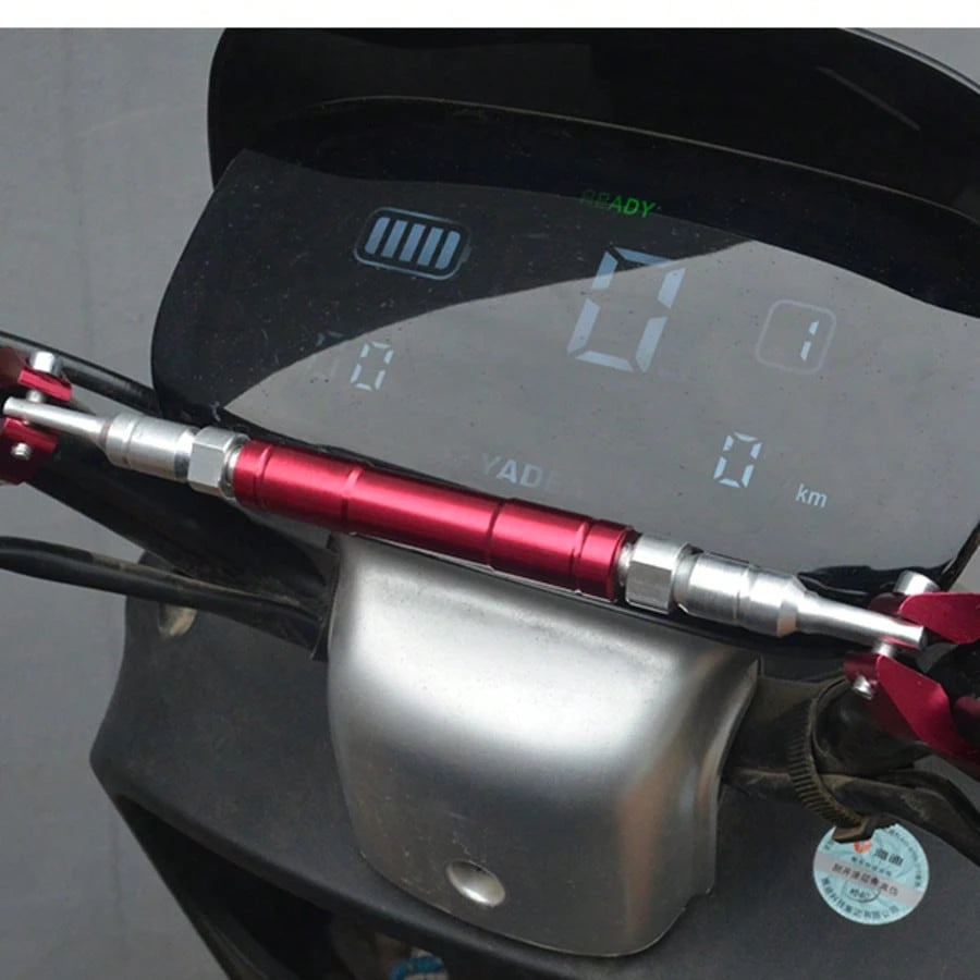 Motorcycle Handlebar Phone Holder, Adjustable Aluminum Alloy Balance Bar Extender For Scooter Modification
