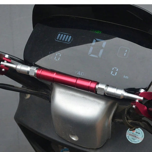 Motorcycle Handlebar Phone Holder, Adjustable Aluminum Alloy Balance Bar Extender For Scooter Modification