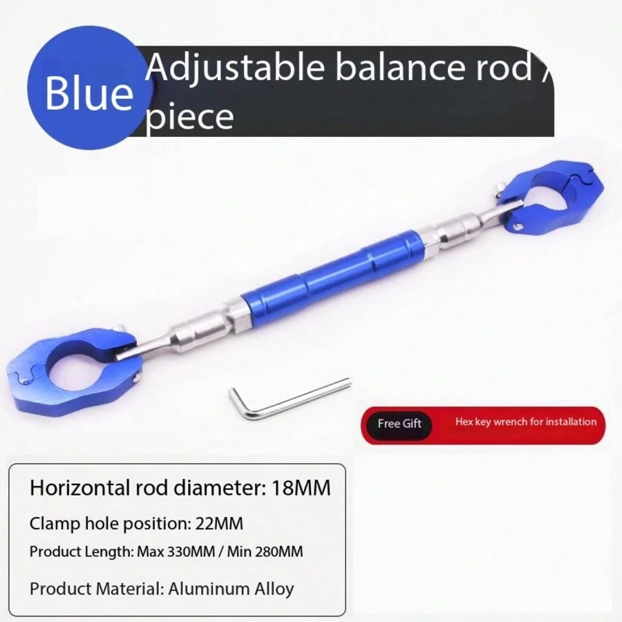 Motorcycle Handlebar Phone Holder, Adjustable Aluminum Alloy Balance Bar Extender For Scooter Modification