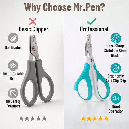 Mr. Pen- Cat Nail Clipper, Stainless Steel, Professional Sharp Cat Claw Trimmer For Small And Medium Cats, Pet Nail Clipper With Sturdy Non Slip Handle