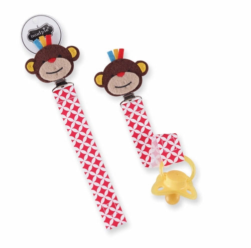Mud Pie - Monkey Pacifier Clip