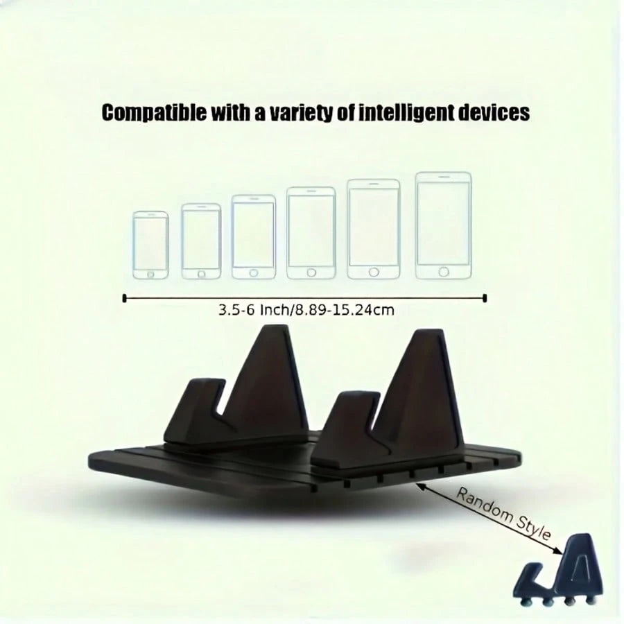 Multi-Functional Silicone Dashboard Phone Holder- Non-Slip Installation, Ideal Compatible With Iphone, And Home Use, Available In Black And White, Home Phone Holder|Modern Phone Holder| Phone Holder