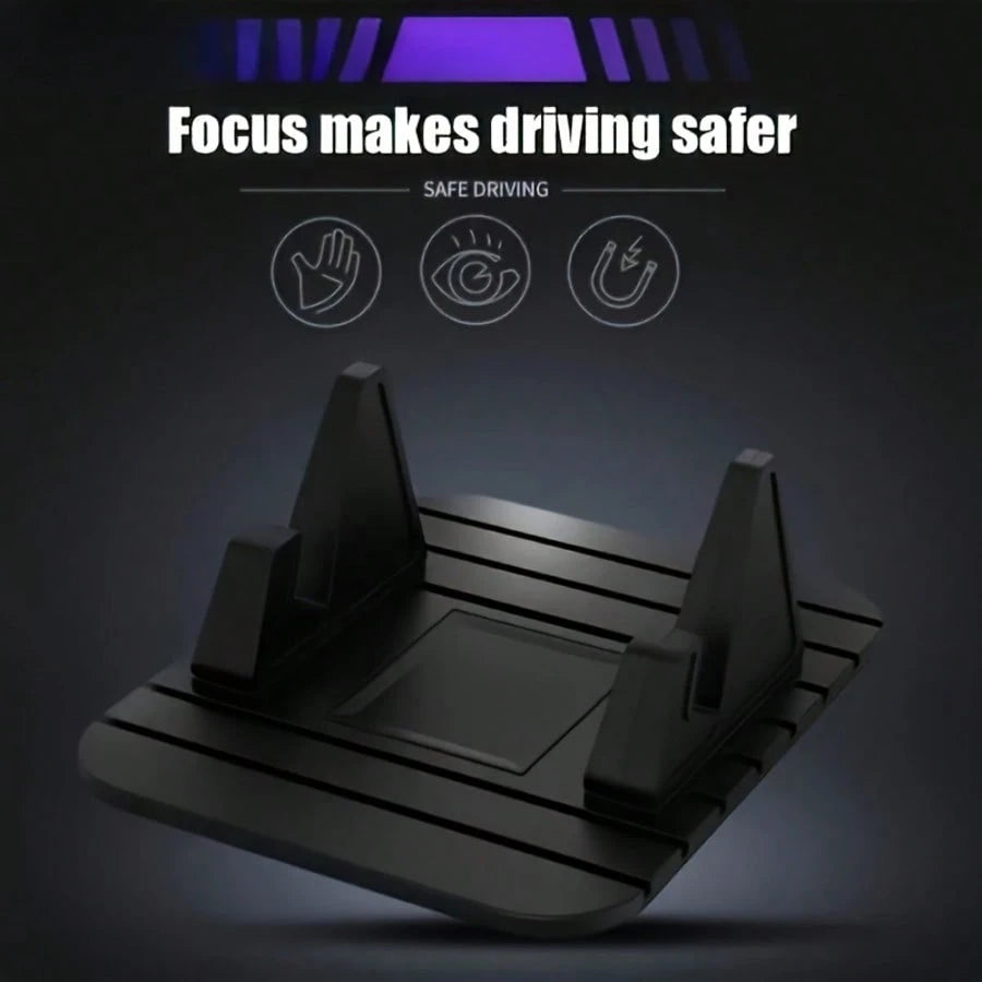 Multi-Functional Silicone Dashboard Phone Holder- Non-Slip Installation, Ideal Compatible With Iphone, And Home Use, Available In Black And White, Home Phone Holder|Modern Phone Holder| Phone Holder
