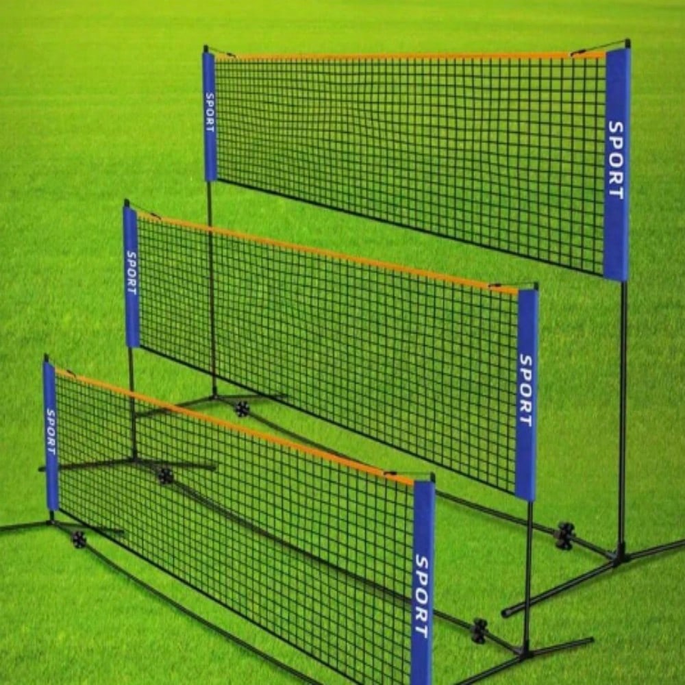 Multi-Purpose Portable Nylon Net, Tennis And Badminton Net, Court Net, No Frame, Badminton Sports Accessories, Badminton Training, Suitable For Badminton, Leather Ball, Tennis, Volleyball, Easy To Ins