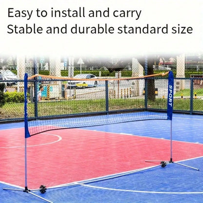 Multi-Purpose Portable Nylon Net, Tennis And Badminton Net, Court Net, No Frame, Badminton Sports Accessories, Badminton Training, Suitable For Badminton, Leather Ball, Tennis, Volleyball, Easy To Ins