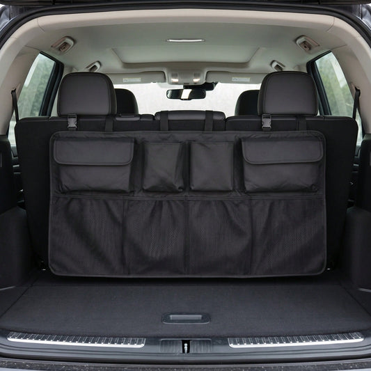 Multifunctional Car Hanging Organizer Bag, Large Capacity Multi-Pocket Storage With Compartments, Fits Trunk Or Seat Back, Easy Interior Clutter Organization, Travel Storage Essential, Multiple Styles