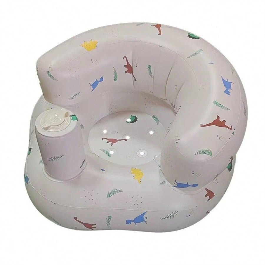 Multifunctional Inflatable Baby Learning Chair And Baby Bath Stool, Baby Inflatable Seat For Babies 3 Months And Up Summer Inflatable Baby Seat For Sitting Up, Blow Up Baby Floor Seat, Baby Shower Ch