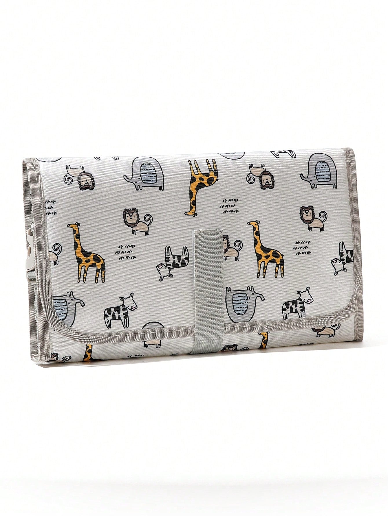 Multifunctional Waterproof Diaper Bag,Padded Changing Mat, Oxford Cloth Printed Tote Handbag For Baby/Infant, Suitable For Hanging On Stroller