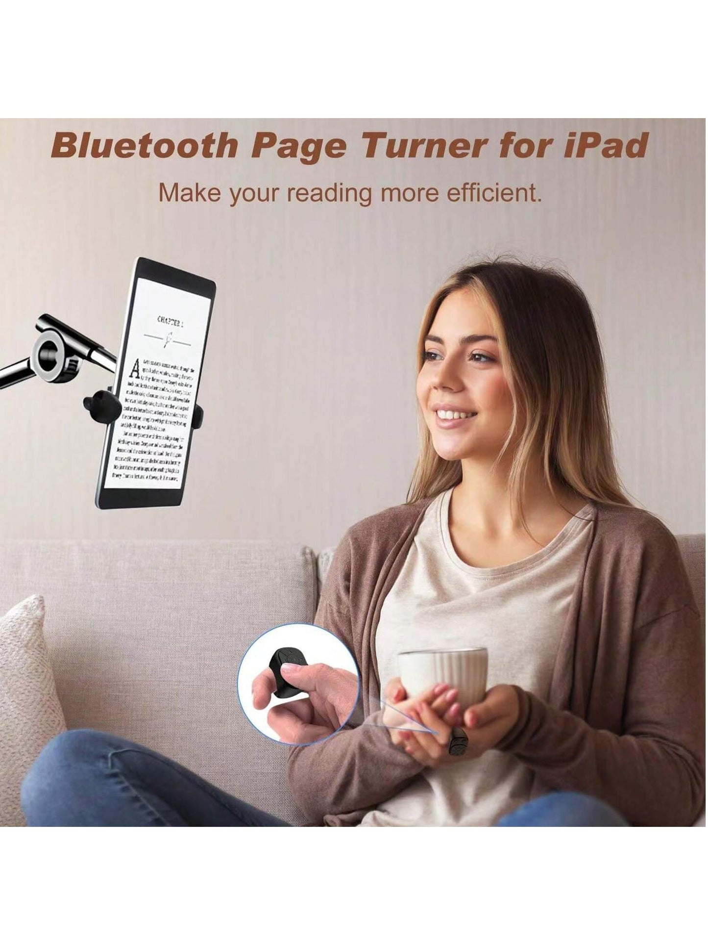Multipurpose Bluetooth Remote Control,Suitable For Smartphone, Tablet, IOS & Android Device, Wireless Shutter, Video Recording, Slouchy Person Assistant,Selfie Stick, Music Volume Adjustment, Charging