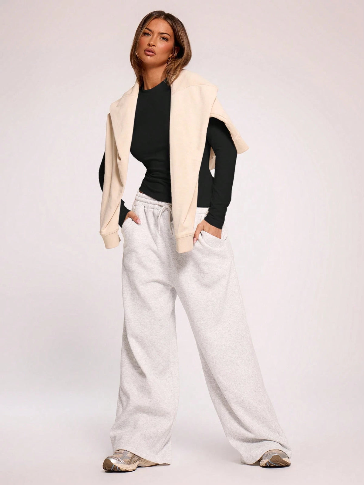 MUSERA Long Sleeve Crew Neck Top Casual Vacation Casual Everyday Airport Holiday Winter Spring Summer Office
