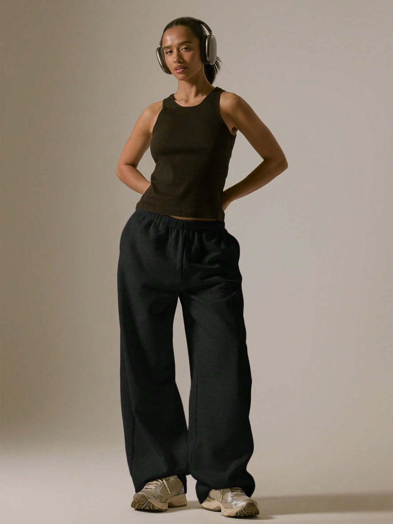 MUSERA Oversized Straight Leg Joggers Vacation Casual Airport Summer Graduation Back To School Fall Holiday