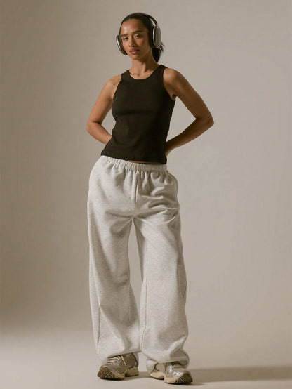 MUSERA Oversized Straight Leg Joggers Vacation Casual Airport Summer Graduation Back To School Fall Holiday
