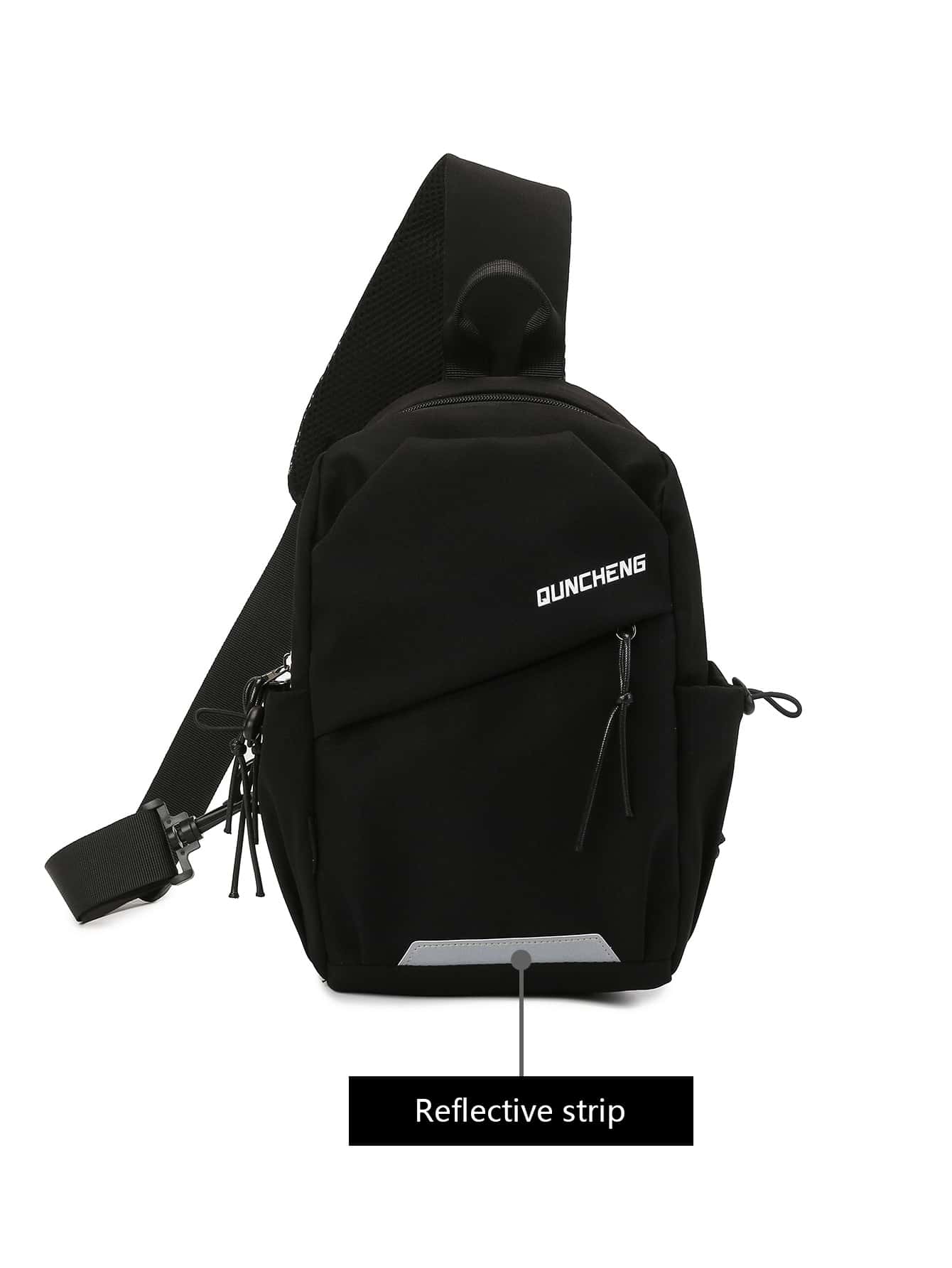 Myco Compact Crossbody Bag, Casual Letter Pattern, Suitable For Daily Use Large Capacity Chest Bag, Suitable For Outdoor Sports And Storing Phones Unisex Gift Collegiate Waist Bag, Suitable For First
