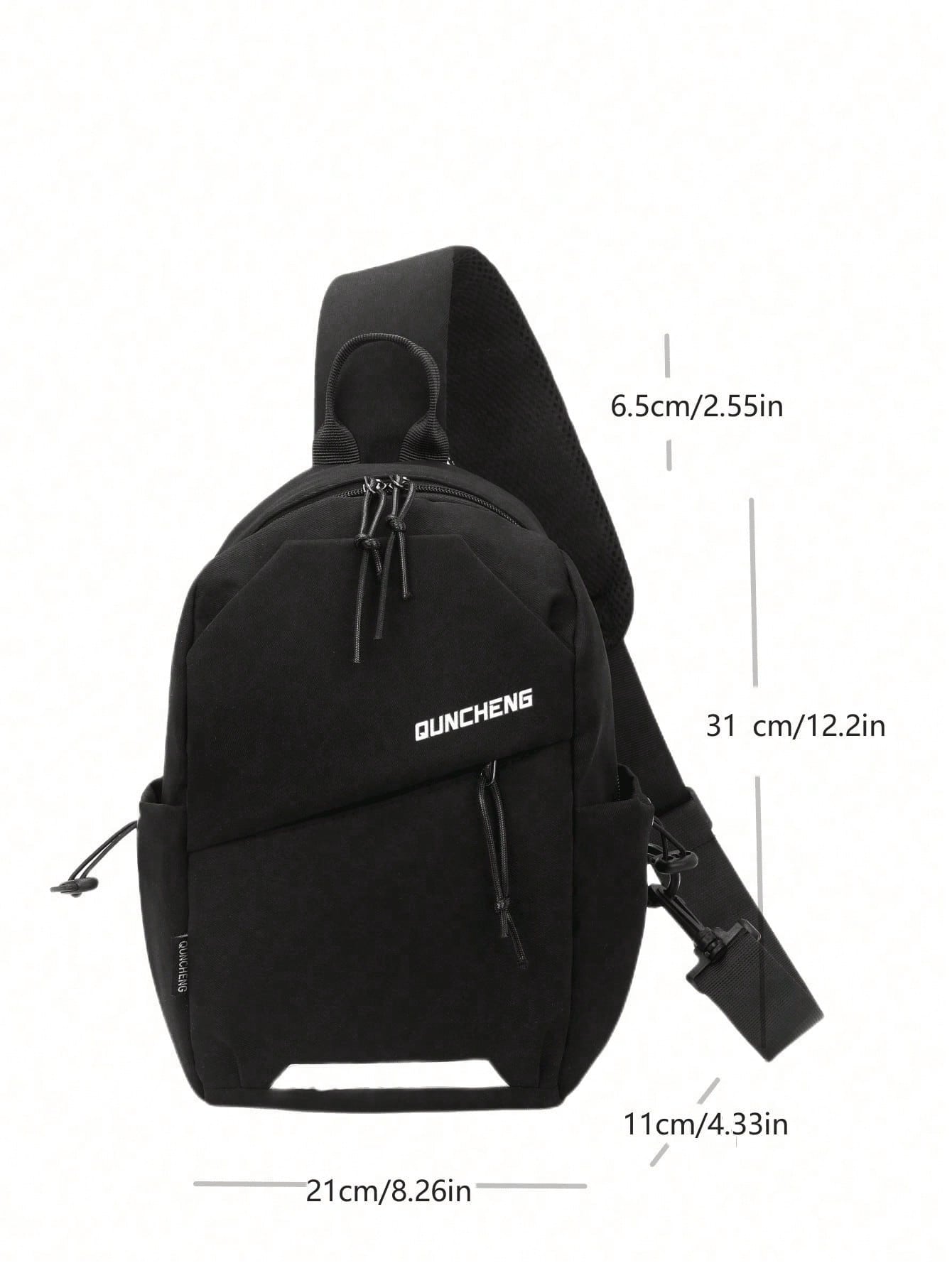 Myco Compact Crossbody Bag, Casual Letter Pattern, Suitable For Daily Use Large Capacity Chest Bag, Suitable For Outdoor Sports And Storing Phones Unisex Gift Collegiate Waist Bag, Suitable For First