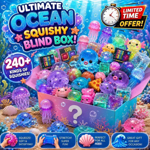 Mystery Squishy Blind Box For Teens, Random 1 Pcs Assorted Styles Slow Rebound Toys, Food Animal Shaped Stress Relief Fidget Gift