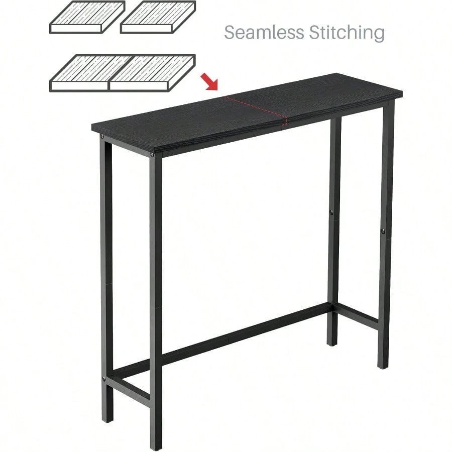 Narrow Entrance Hall Table Thin Sofa Table Suitable For Small Space, Entrance Hall Table Wooden Decorative Table, Side Table Suitable For Corridor, Bedroom, Living Room, Suitable For Holiday Placement