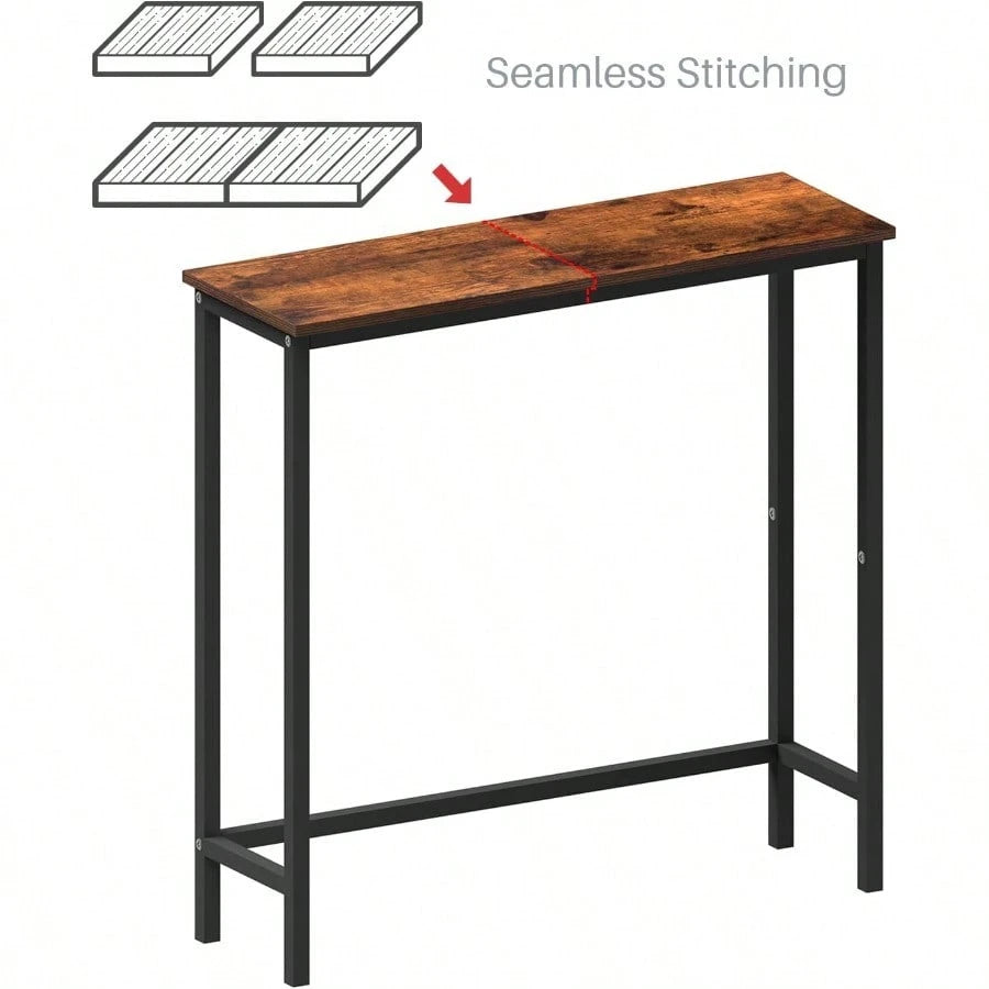Narrow Entrance Hall Table Thin Sofa Table Suitable For Small Space, Entrance Hall Table Wooden Decorative Table, Side Table Suitable For Corridor, Bedroom, Living Room, Suitable For Holiday Placement