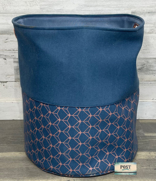 Navy Blue Laundry Basket