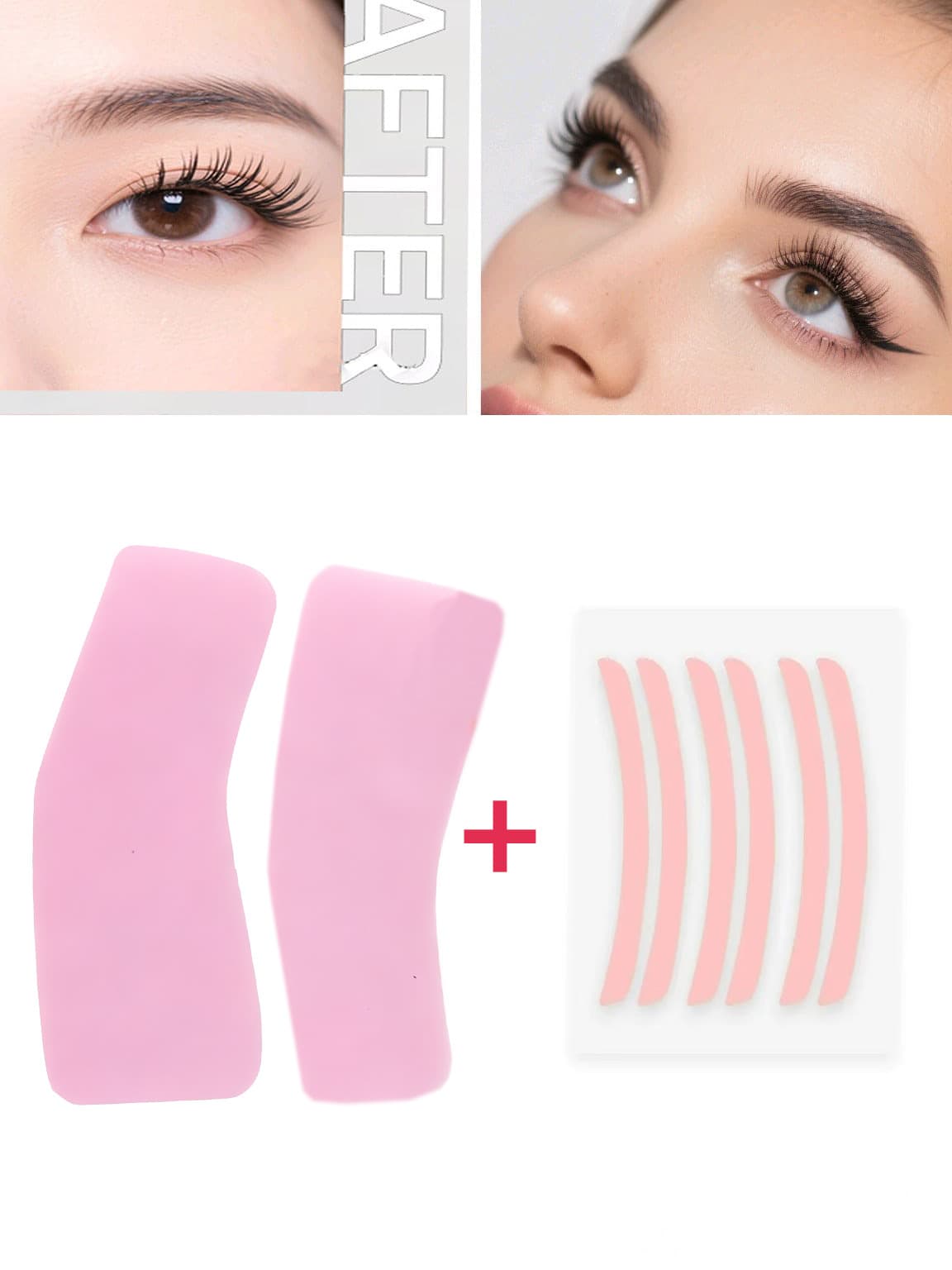 New Bestseller: Silicone Eyebrow & Eyelash Lifting Pads, Reusable Washable Silicone Beauty Patches For Eyebrow And Eyelash Lifting